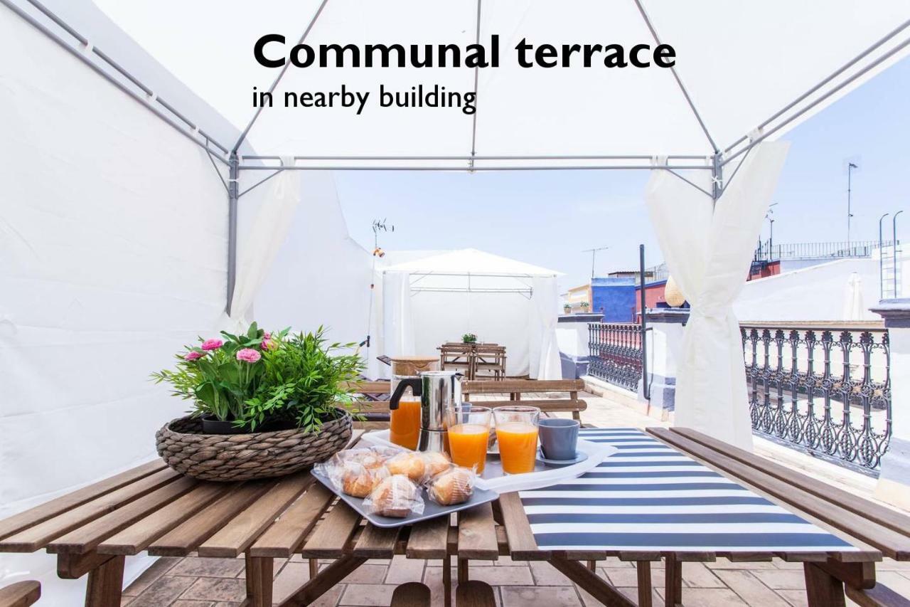 Hostly Acetres 1B-2B Center-Fibre-Conmunal Terrace-Parking Optional Севилья Экстерьер фото
